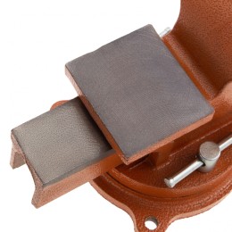 Sparta Тиски слесарные, 100 мм, поворотные, с наковальней 186235