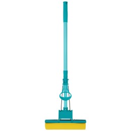 Palisad Швабра отжимная, 110 см, губка PVA 26х5,5х6 см, телескопическая рукоятка, бирюзовая, Home// 935165