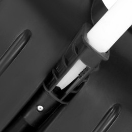 Сибртех Лопата для уборки снега пластиковая, 530 х 375 х 1400 мм, алюминиевый черенок, Россия, 61494