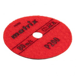 Matrix Алмазный гибкий шлифовальный круг, 100 мм, P200, сухое шлифование, 5 ш. 73502