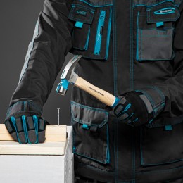Gross Молоток-гвоздодер, 280 г, угол 75, магнит, обрезиненная рукоятка American hickory 10417