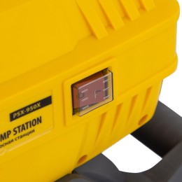 Denzel Насосная станция PSХ950X, Х-Pro, 950 Вт, 3300 л/ч, ресивер 24 л, подъем 38 м, нержавейка 97214