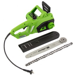 Сибртех Пила цепная электрическая ПЦЭ-1800П с поперечным двигателем, 1.8 кВт, 14'' (35 см) 95612