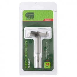 Сибртех Сверло Форстнера по дереву, 48 мм, цилиндрический хвостовик 704848