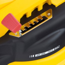 Denzel Газонокосилка электрическая GM-1800, 1800 Вт, шир. 38 см, 6 уров., травосб. 40 л. 96617