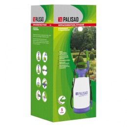 Palisad Опрыскиватель ручной усиленный с горловиной 5 л, с насосом, шлангом и разбрызгивателем 64745