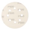 Круг абразивный на ворсовой подложке под "липучку", перфорированный, P 500, 125 мм, 5 шт Сибртех 738157