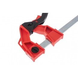 Matrix Струбцина реечная быстрозажимная, усиленная, пластиковый корпус рычажно-храповой механизм, 150 х 100 х 306 мм, штанга 5 х 22 мм 20725