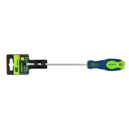 Сибртех Отвертка, SL5 х 150 мм, CrV, двухкомпонентная рукоятка 11869