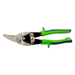 СИБРТЕХ Ножницы по металлу, 250 мм, левый рез, сталь С55, двухкомпонентные рукоятки 78338