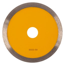 Denzel Диск алмазный отрезной 125 х 22,2 мм, сплошной, супертонкий, горячий пресс, мокрое резание// 73045