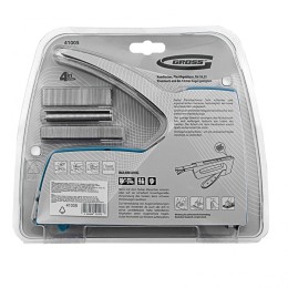 Gross Степлер мебельный универсальные (Universell 4) пластик, 4 функции, тип скобы: 53, 36, 300, 500, 8-14мм 41005