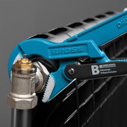 Gross Ключ трубчатый рычажный 1, №1, цельнокованый, CrV, тип "B" 15621