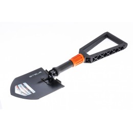 Stels Лопата походная, 150 х 205 х 253 - 590 мм, пластик. рукоятка, складная в чехле, 61462