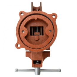 Sparta Тиски слесарные, 100 мм, поворотные, с наковальней 186235