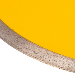 Denzel Диск алмазный отрезной 230 х 22,2 мм, сплошной, супертонкий, горячий пресс, мокрое резание// 73055