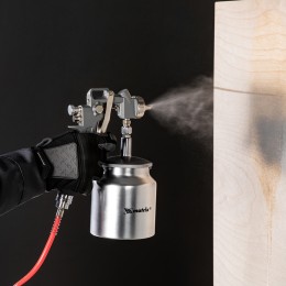 Matrix Краскораспылитель пневматический с нижним бачком V 0.75 л, сопло D 1.2, 1.5 и 1.8 мм 57317