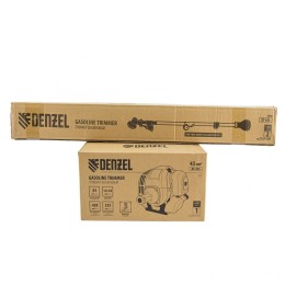 Denzel Триммер бензиновый DT 43S, 43 см3, 2.5 л. с, разъемная штанга, состоит из 2 частей 96225
