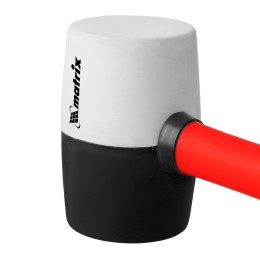 Matrix Киянка резиновая, 450 г, черно-белая резина, фибергласовая рукоятка 11171