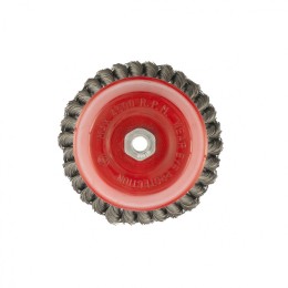 Matrix Щетка для УШМ, 150 мм, М14, "чашка", крученая проволока 0.35 мм 74618