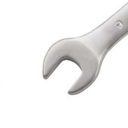 Matrix Ключ комбинированный, 9 мм, CrV, матовый хром 15105