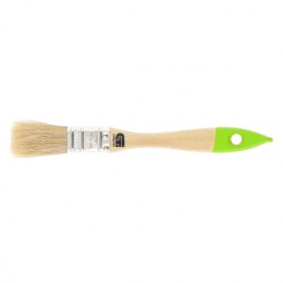 Сибртех Кисть плоская 20 мм, натуральная щетина, деревянная ручка 82260