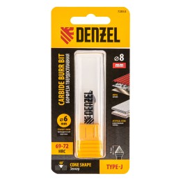 Denzel Борфреза по металлу твердосплавная, зенкер 60 град., тип-J, 8 мм// 72053