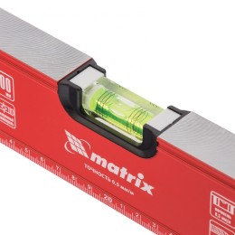 Matrix Уровень алюминиевый, фрезерованный, 3 глазка, 400 мм 34200