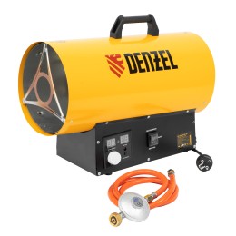 Denzel Газовая тепловая пушка GHG-15i, 15 кВт, цифровой термостат, пропан-бутан// 96478