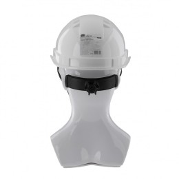 Сибртех Каска защитная с храповым механизмом, Европласт, белая Россия 89109