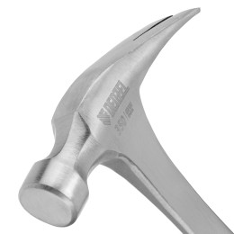 Denzel Молоток-гвоздодер 350 г, цельнометаллический, двухкомпонентная рукоятка 10422