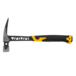 Denzel Молоток кровельщика 600 г, цельнокованый, боек с магнитом, двухкомп. обрезин. рук-ка 10623