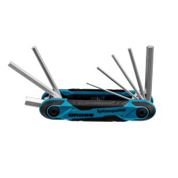 Gross Набор ключей имбусовых HEX, складные, 8 шт CrV 16412