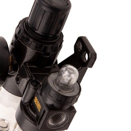 Denzel Блок подготовки воздуха регулятор-фильтр-лубрикатор FLR1500, 10 бар, 1500 л/мин, 1/4" 57469