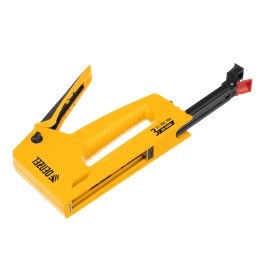 Denzel Степлер мебельный, алюминиевый корпус, тип 53, 6-14 мм, тип 300, 15 мм, тип 500, 15 мм 40214