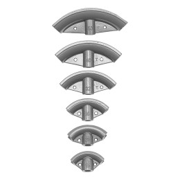 Matrix Трубогиб гидравлический, 1/2-2", 12 т, в комплекте с башмаками 181335