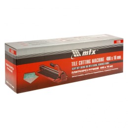 Matrix Плиткорез 400 х 16 мм, литая станина,каретка на подшипниках, усиленная рукоятка 87605