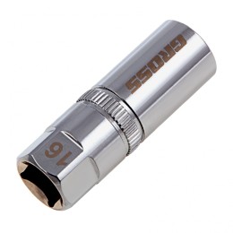 Gross Головка торцевая свечная, магнитная, двенадцатигранная, 16 мм, под квадрат 1/2 13188