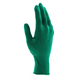 Сибртех Перчатки Нейлон, ПВХ точка, 13 класс, цвет изумрудный, L Россия 67828