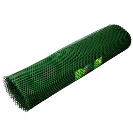 Сибртех Решетка заборная в рулоне, 1.6 х 25 м, ячейка 22 х 22 мм, пластиковая, зеленая, 64525