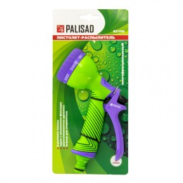 Palisad Пистолет-распылитель, 8 режимов полива, эргономичная рукоятка 65150