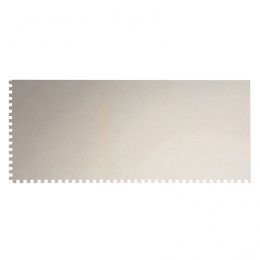 Matrix Гладилка из нержавеющей стали, 280 х 130 мм, зеркальная полировка, пластмассовая ручка, зуб 4 х 4 мм 86780