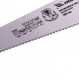 Matrix Ножовка по дереву, 500 мм, 7-8 TPI, зуб-3D, каленый зуб, двухкомпонентная рукоятка 23542