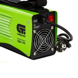 Сибртех Аппарат инверторный дуговой сварки ИДС-170, 170 А, ПВ 80%, диаметр электрода 1.6-3.2 мм 94375