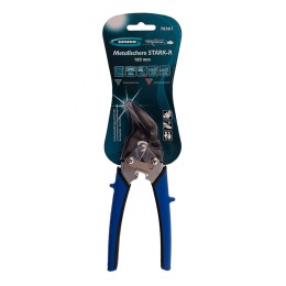 Gross Ножницы по металлу "Piranha", 185 мм, прямой и правый рез, сталь СrM, двухкомпонентные рукоятки 78361