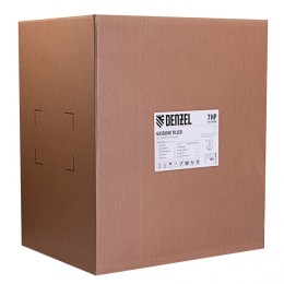 Denzel Мотоблок DPT-370-PRO, 7 л.с, ременное сцепление, ширина 90 см, глубина 35 см, фрез 3 х 4, ШОМ, передачи 4В/2Н 56404