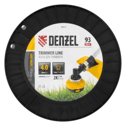 Denzel Леска для триммера двухкомпонентная звезда, 4,0мм х 93м, на DIN катушке EXTRA CORD 96816