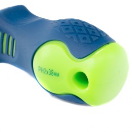 Сибртех Отвертка, PH2 х 38 мм, CrV, двухкомпонентная рукоятка 11831