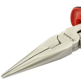 Matrix Длинногубцы прямые Nickel, 200 мм, никелированные, двухкомпонентные рукоятки 17168