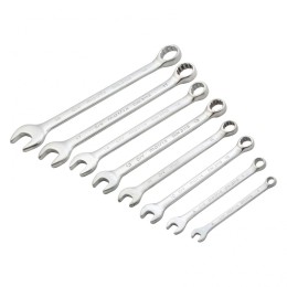 Matrix Набор ключей комбинированных, 6-19 мм, 8 шт, CrV, матовый хром 15408